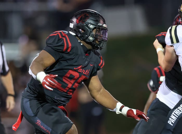 Raymore-Peculiar at Lee's Summit North Missouri football 9-29-23 David Smith 23772